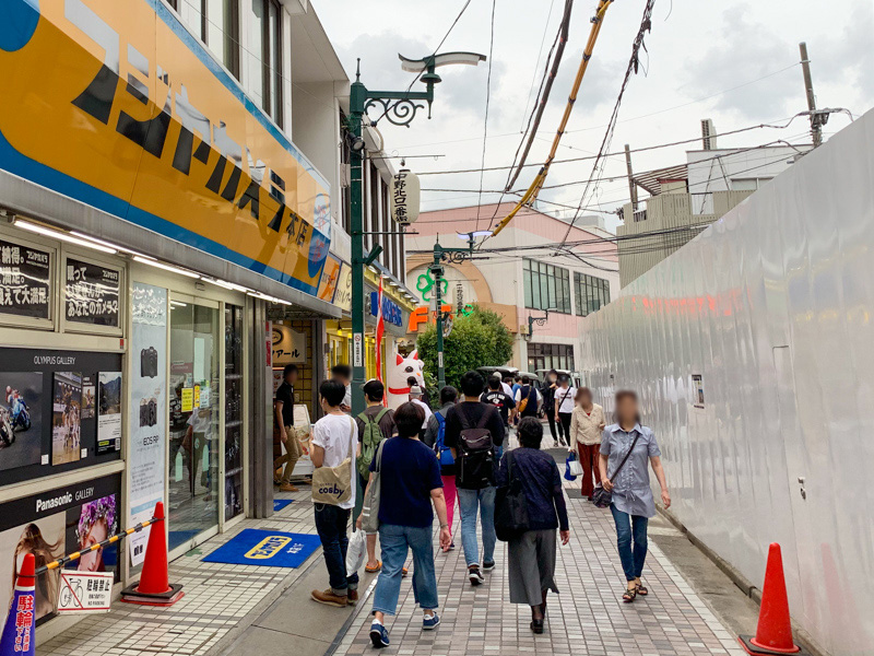 ライフ中野駅前店の斜め向かいにできるビルのイメージ画 フジヤカメラ 1 3f 勝間田電機 3f 中野つーしん