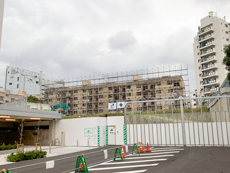 中野駅前住宅の解体が進んでいく様子 中野つーしん